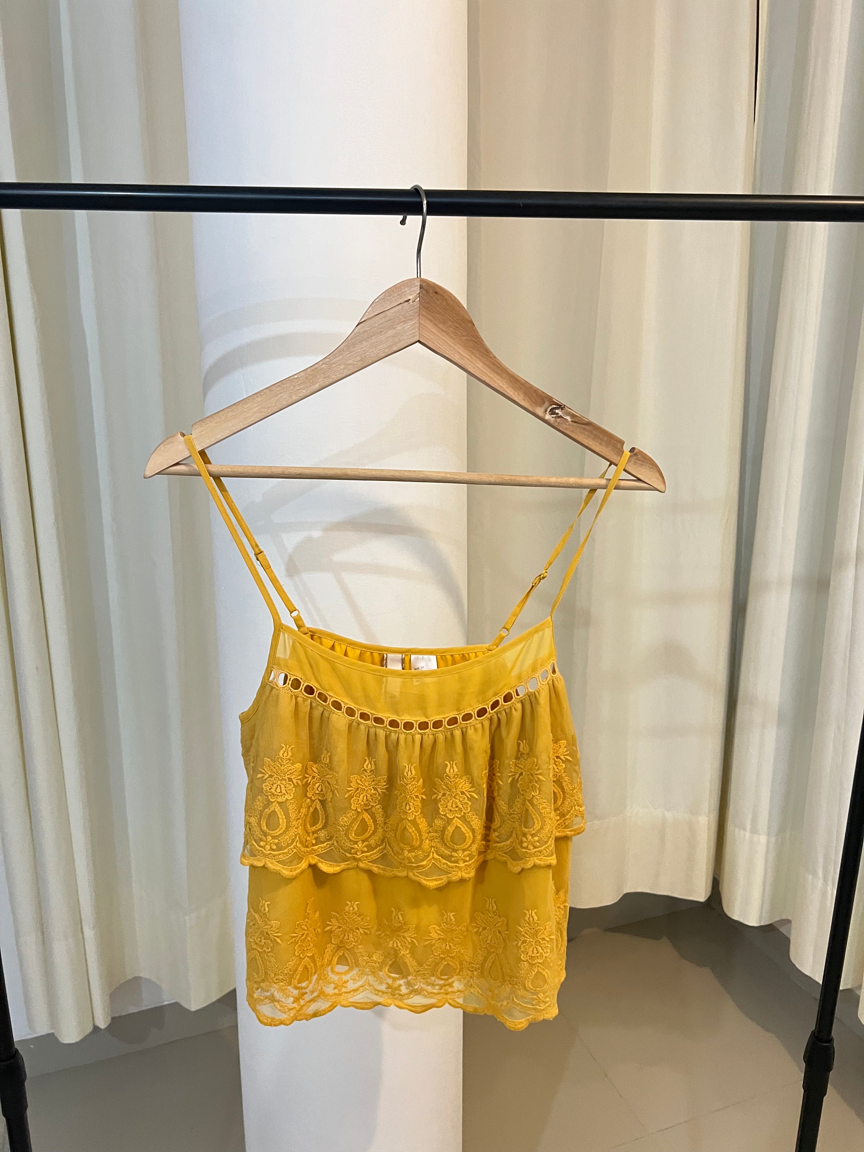 Blusa Amarilla H&M-Talla M