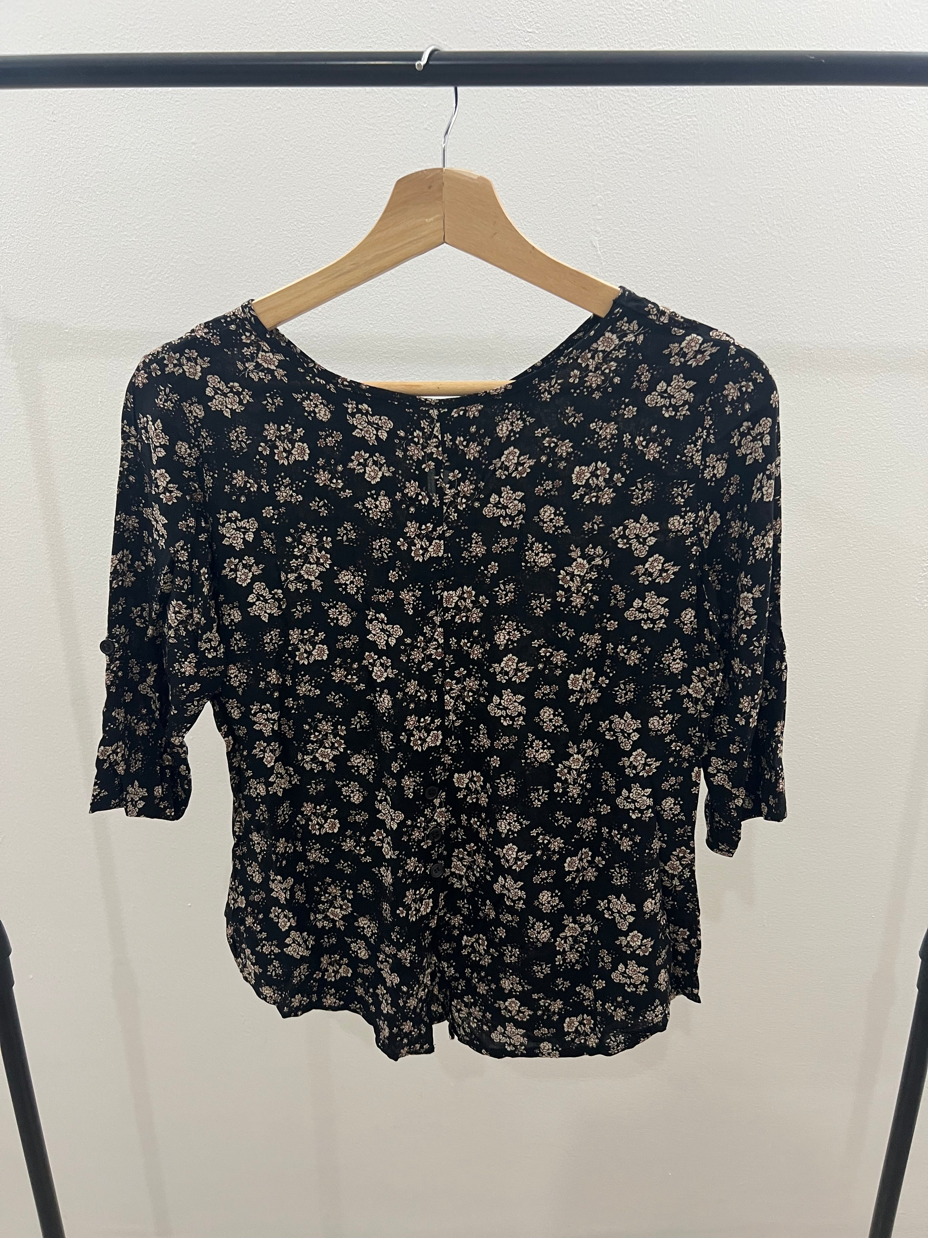 Blusa negra jired - Talla: M