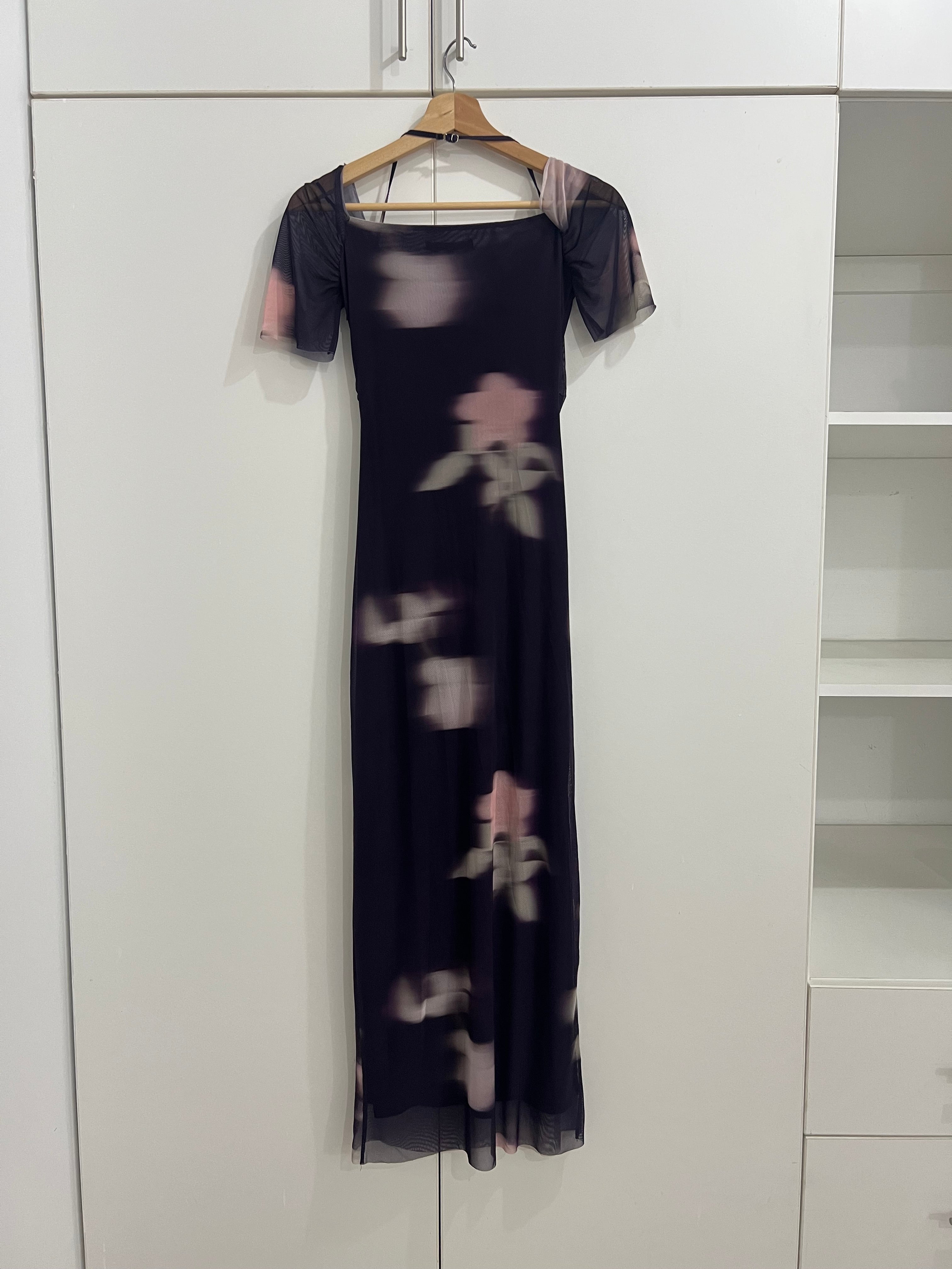 Vestido morado Zara - Talla: M