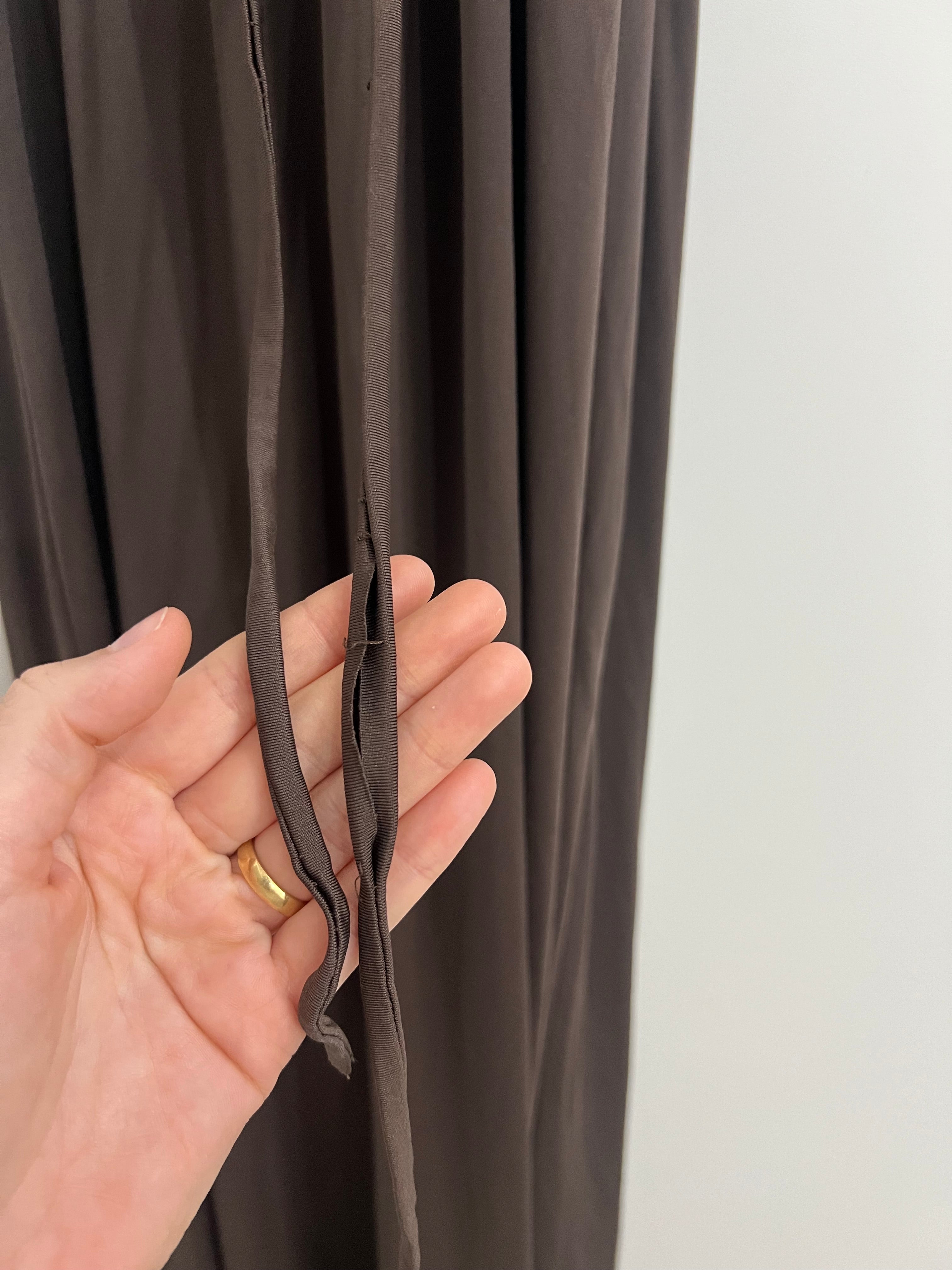 Vestido licra marrón - Talla: S/M