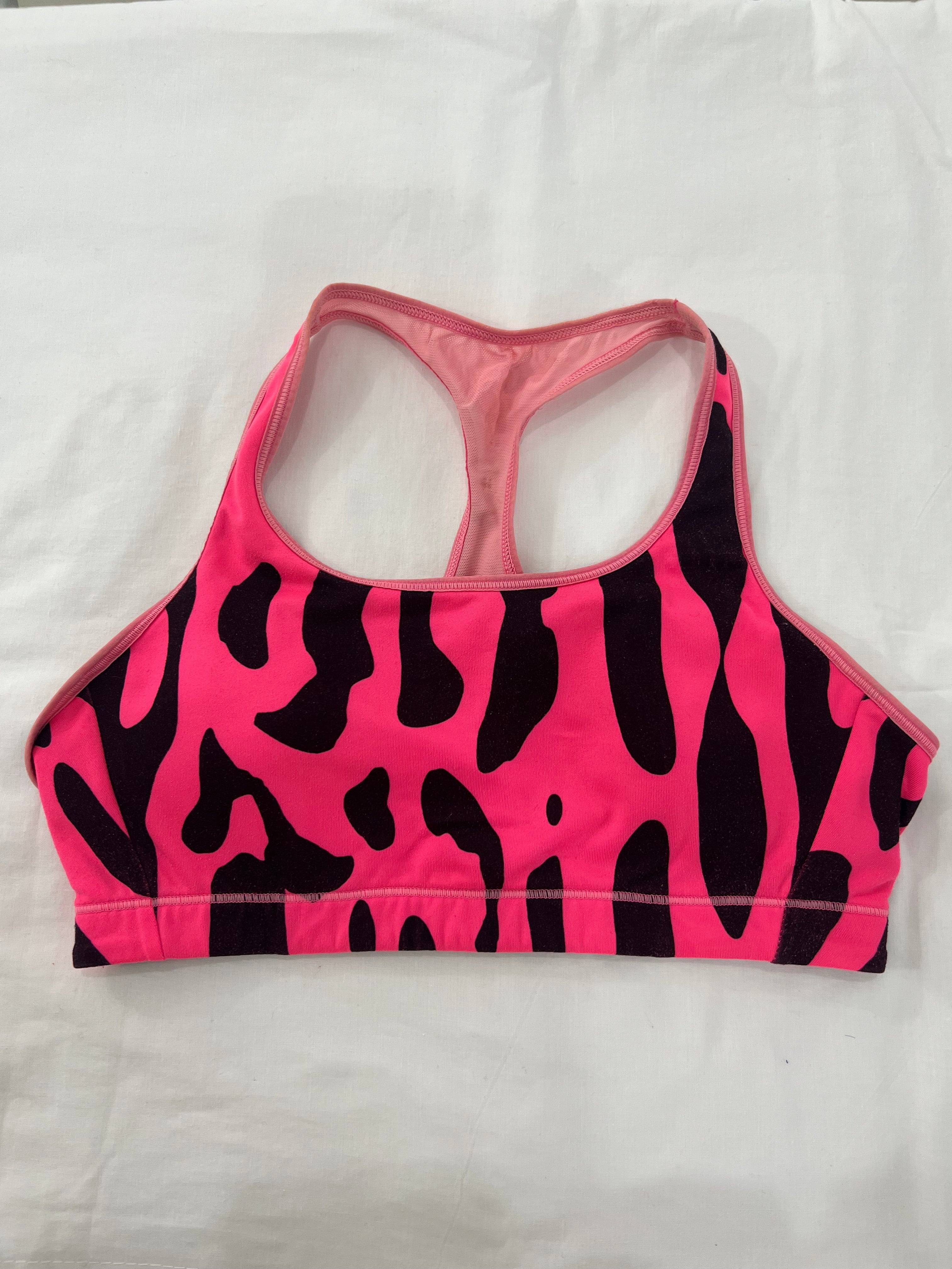 Top deportivo rosado Adidas-Talla:S