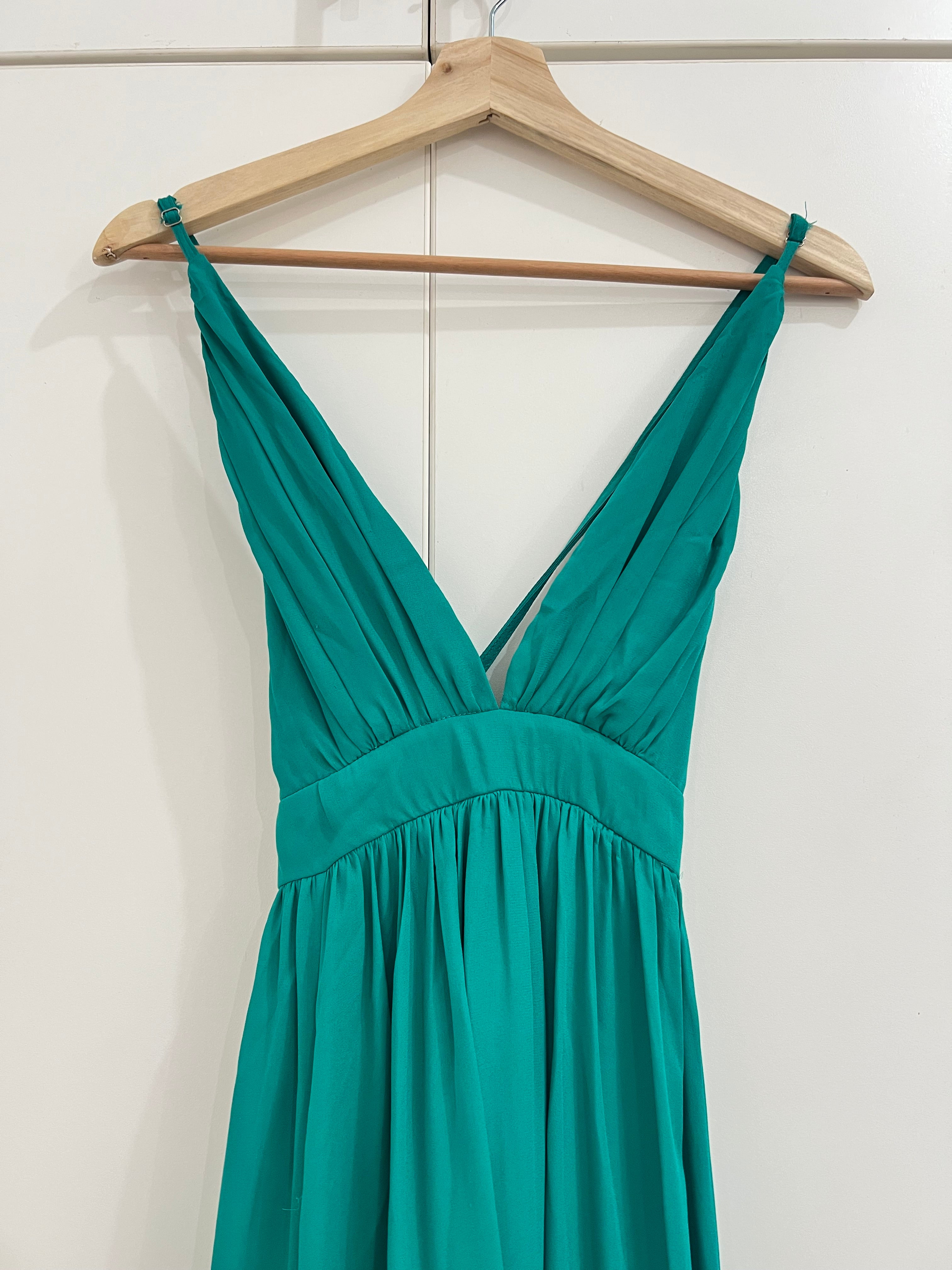 Vestido azul turquesa - Talla: M