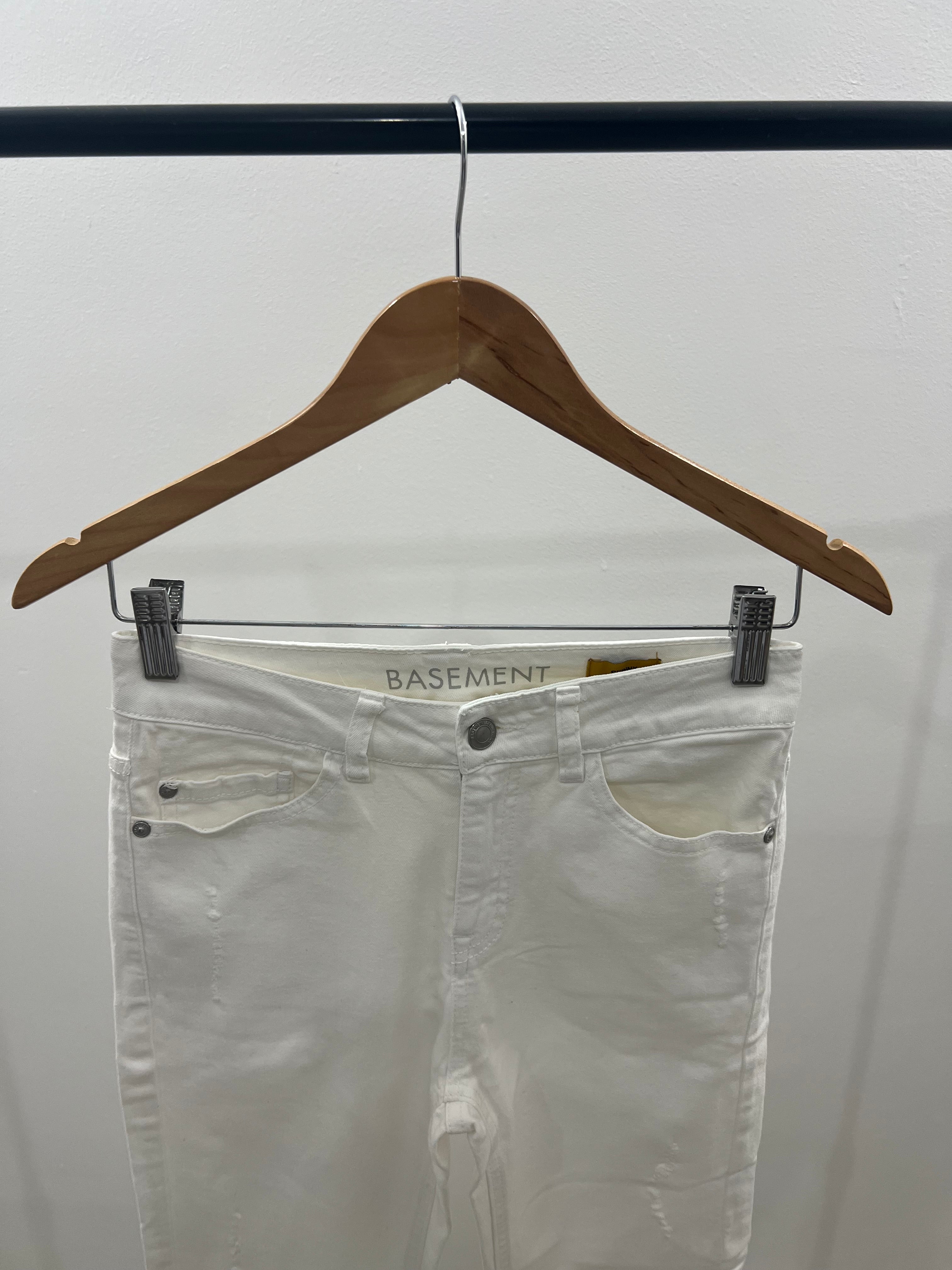 Jean blanco basement - Talla: 26