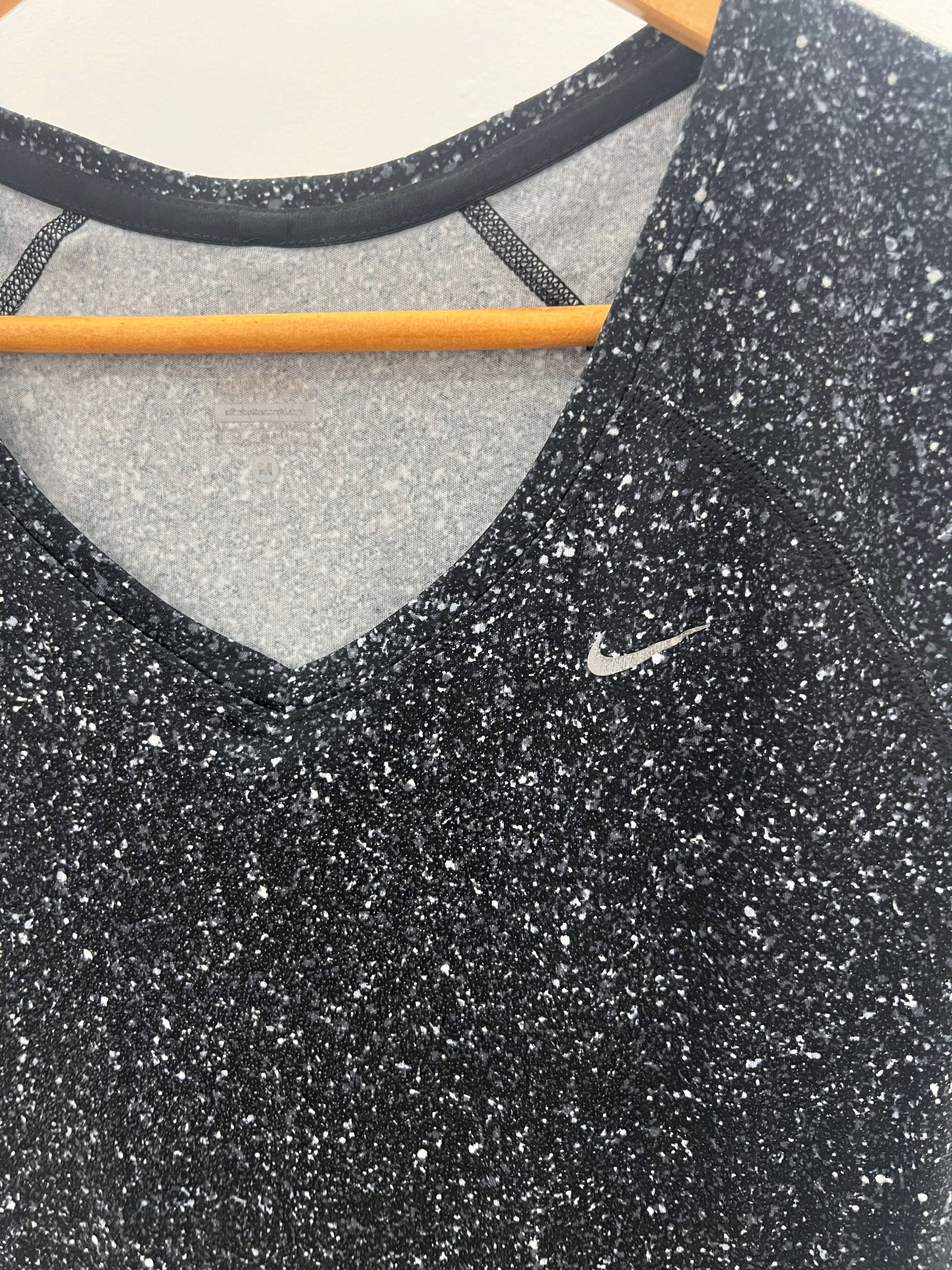 Polo negro Nike-Talla: M