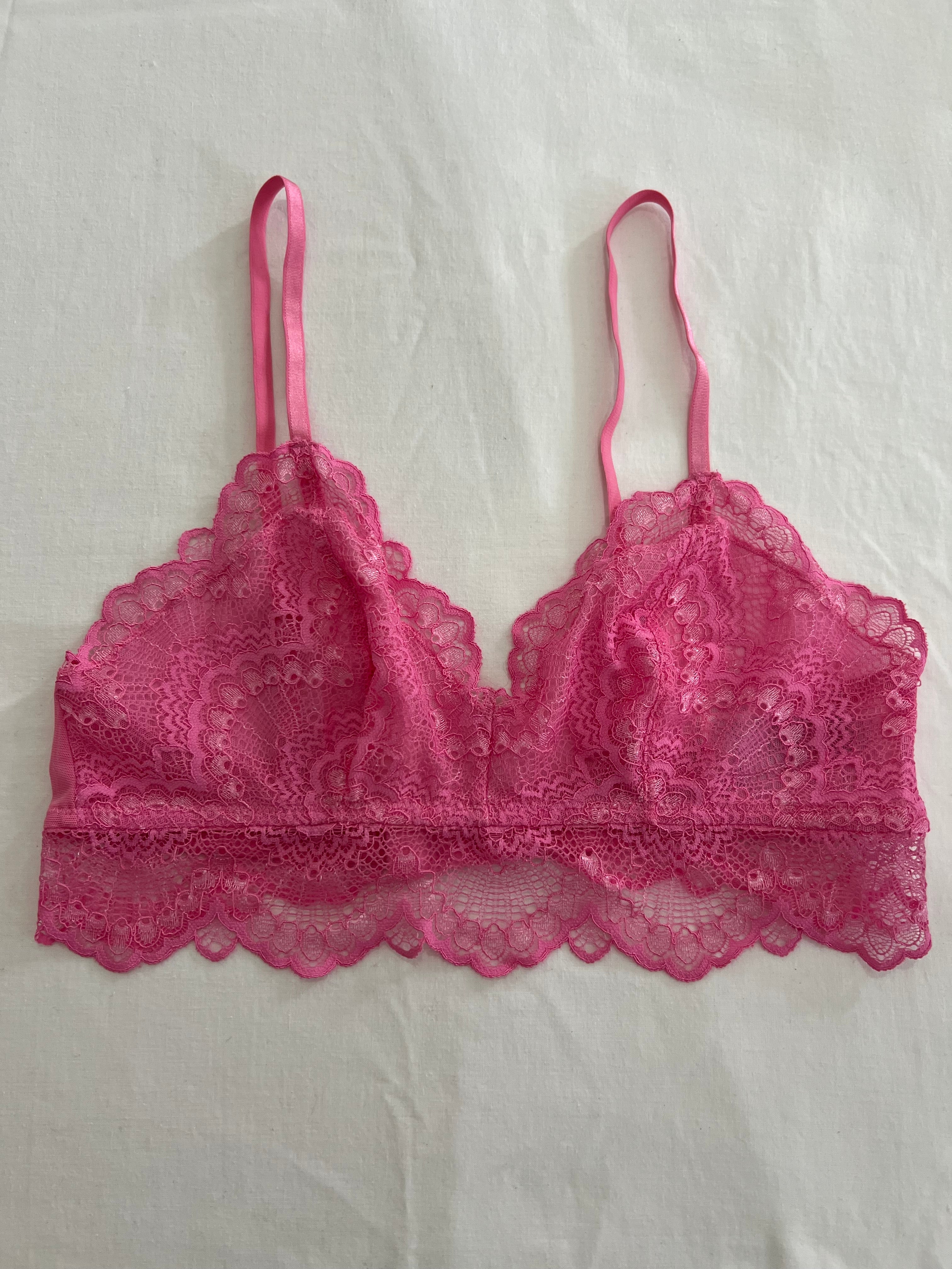 Bralette rosado H&M-Talla:S