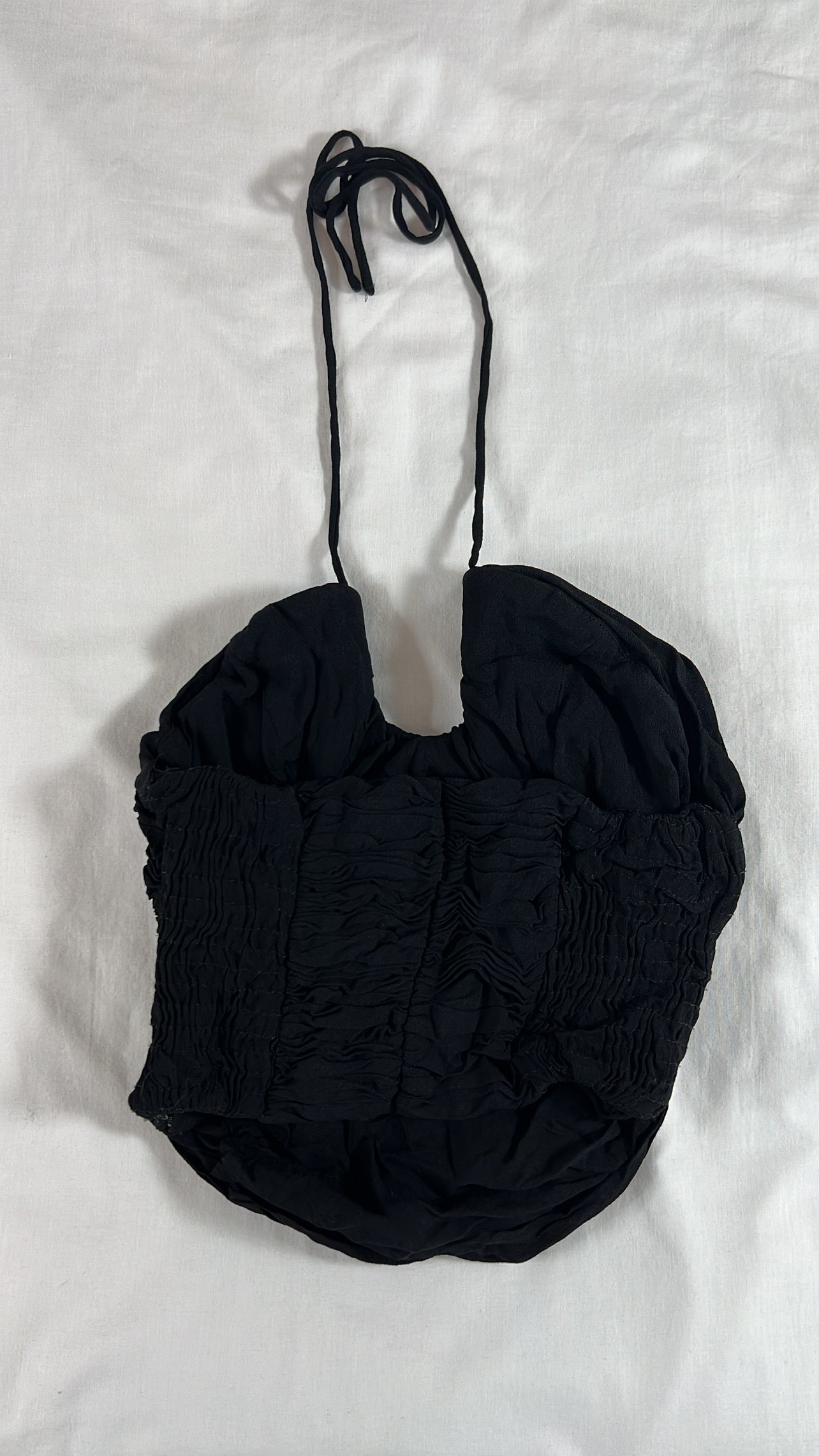 Blusa negra Zara-Talla: S