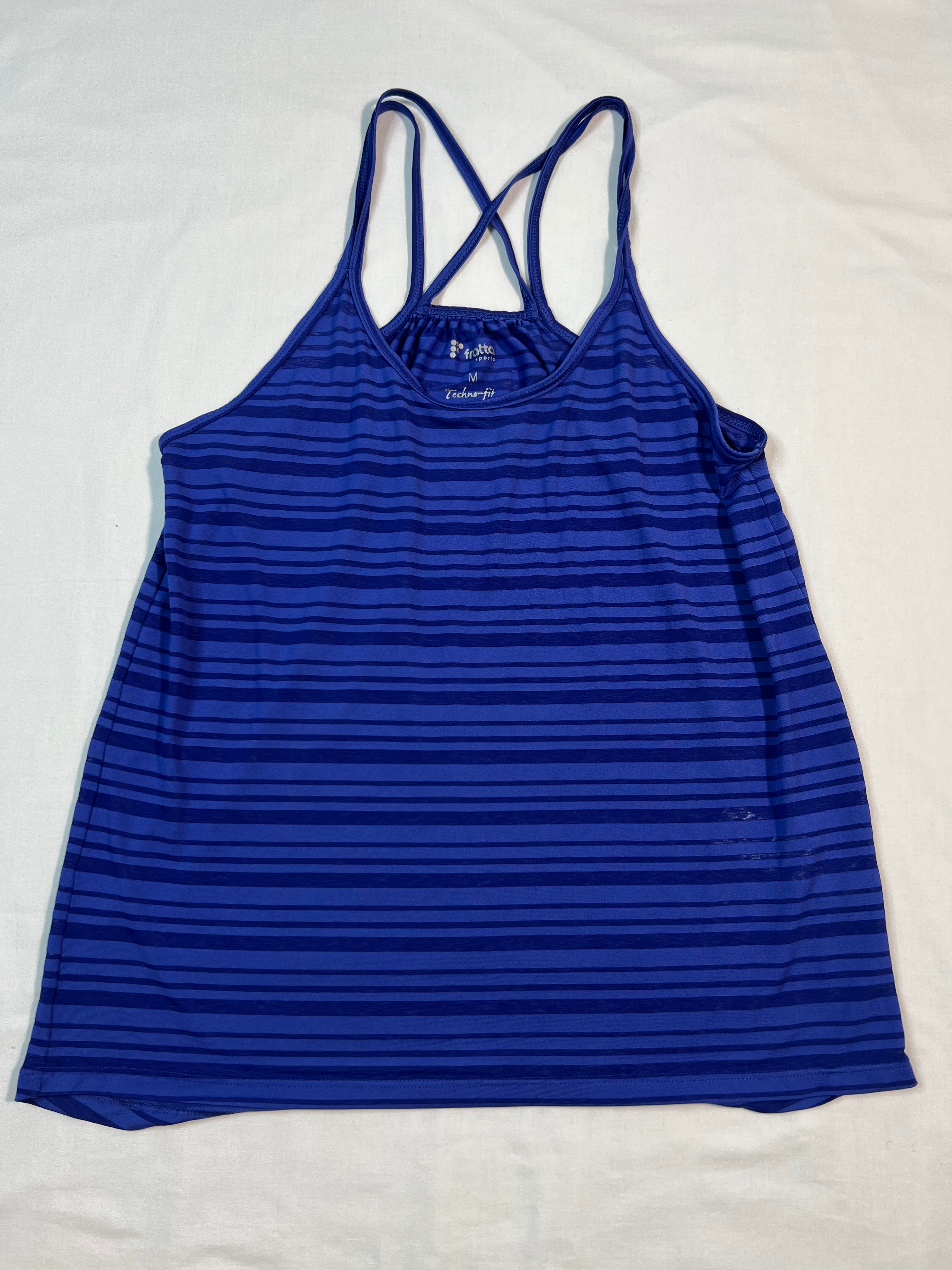 Polo deportivo morado-Talla:M