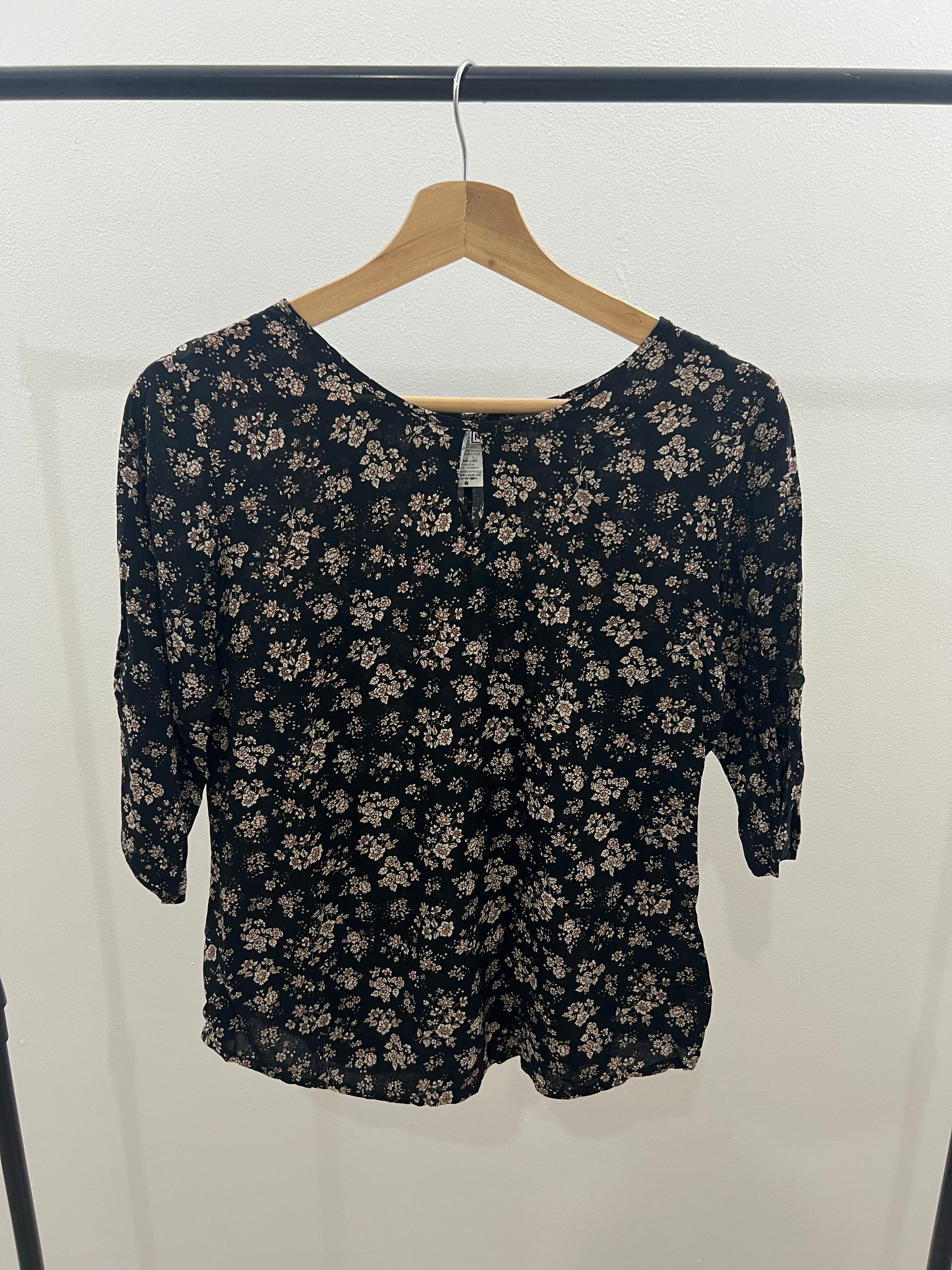 Blusa negra jired - Talla: M