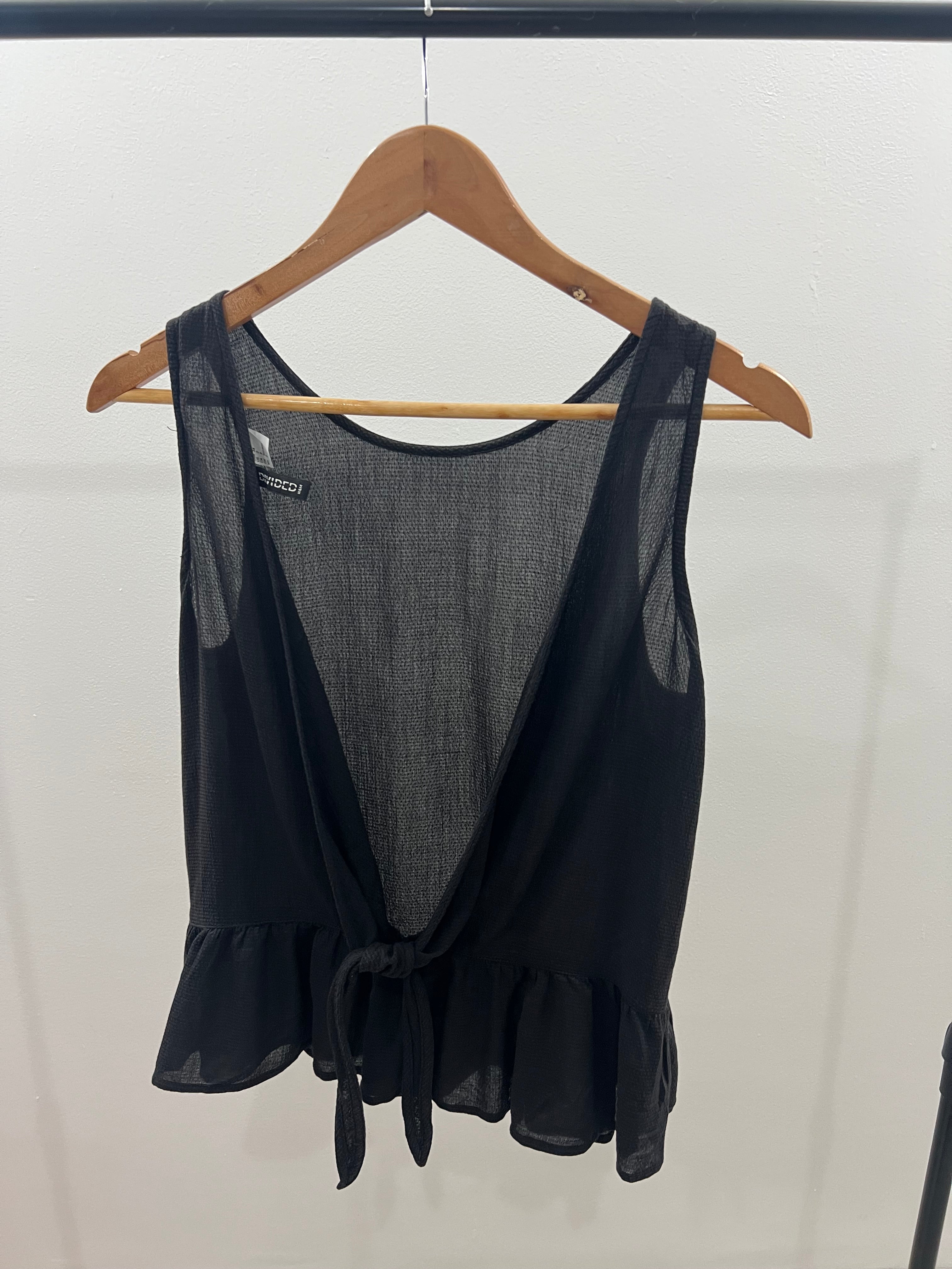 Blusa negra H&M-Talla:S