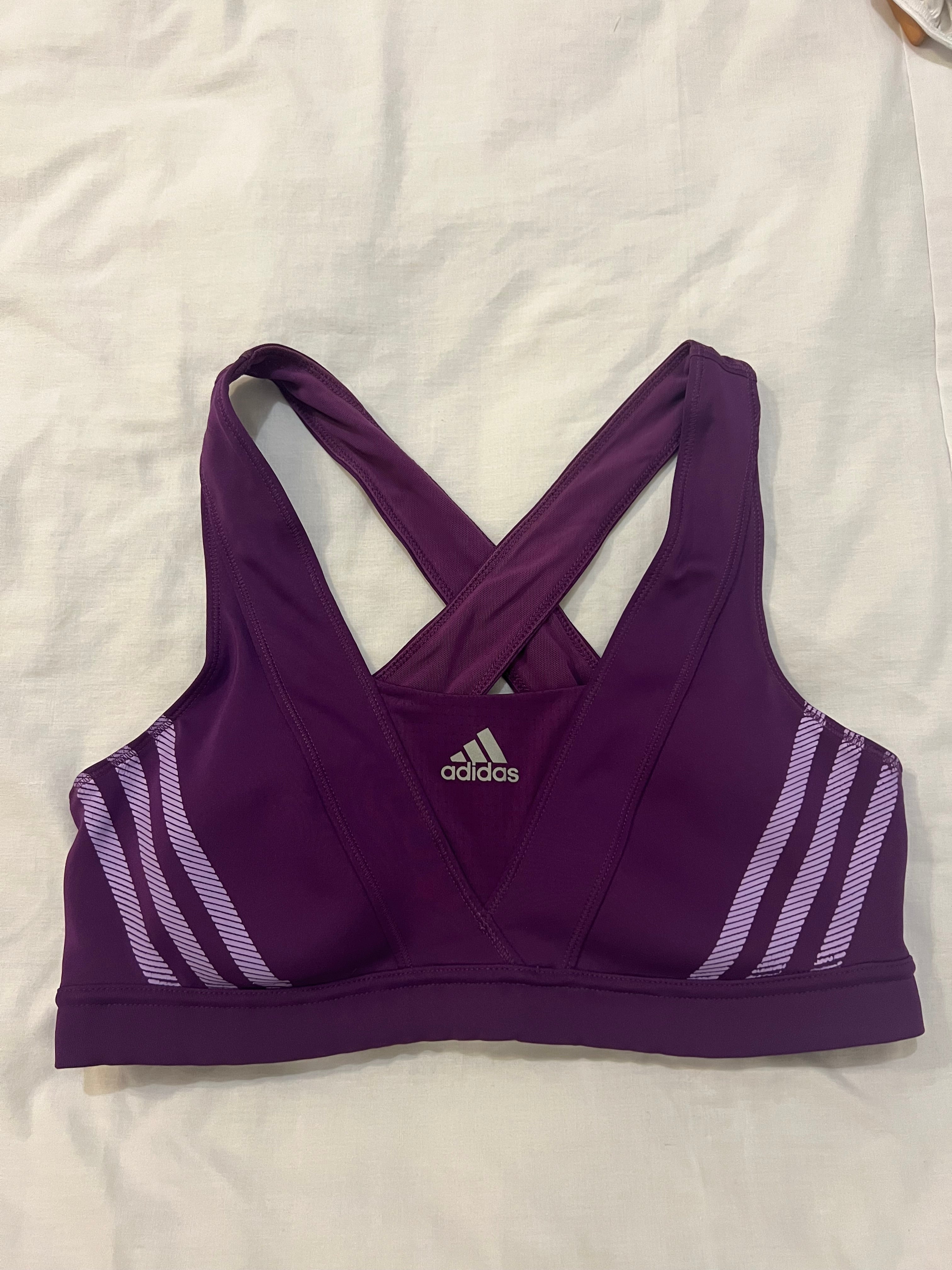 Top deportivo morado- Adidas