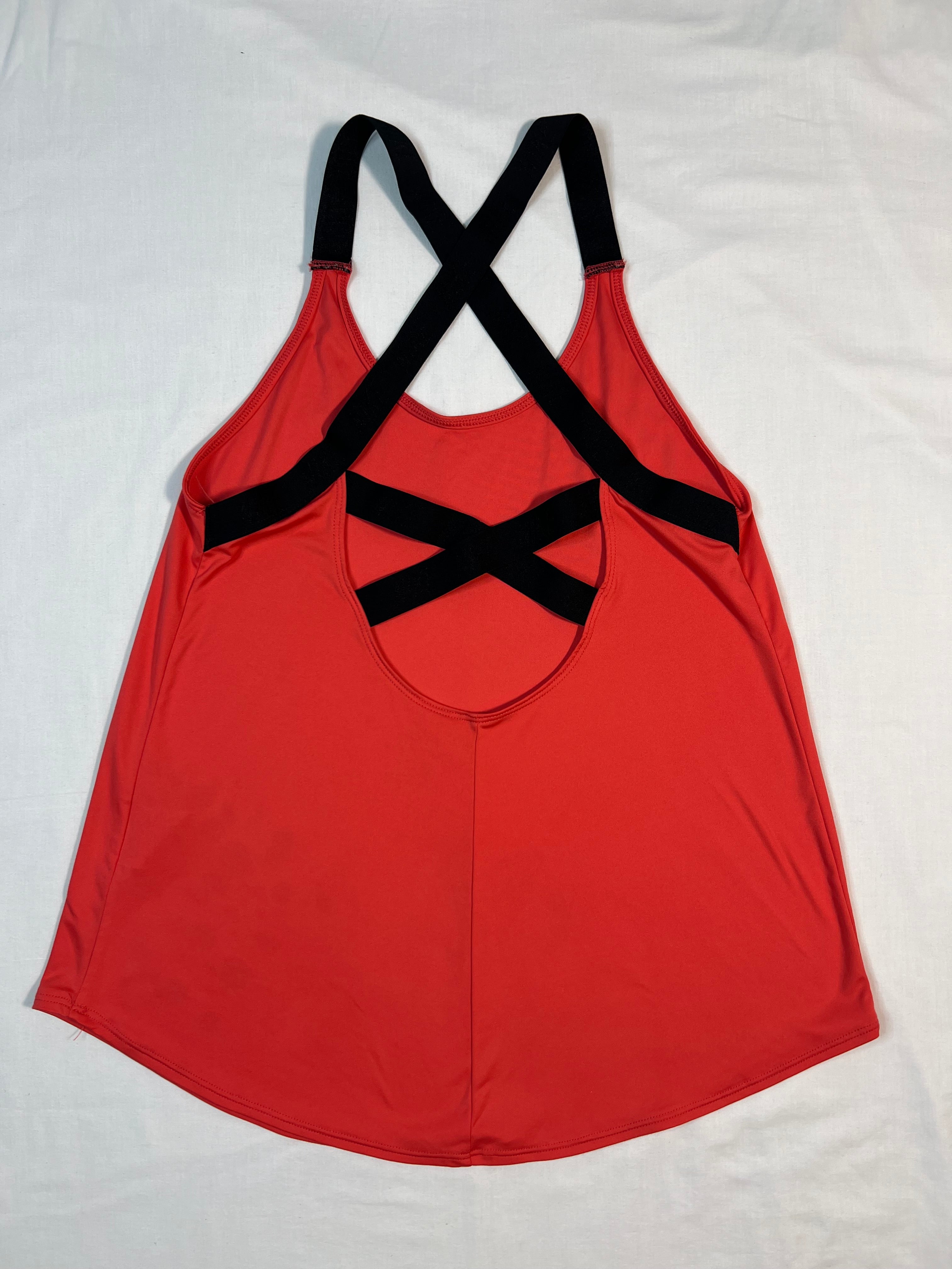 Polo deportivo naranja NIKE-Talla:M