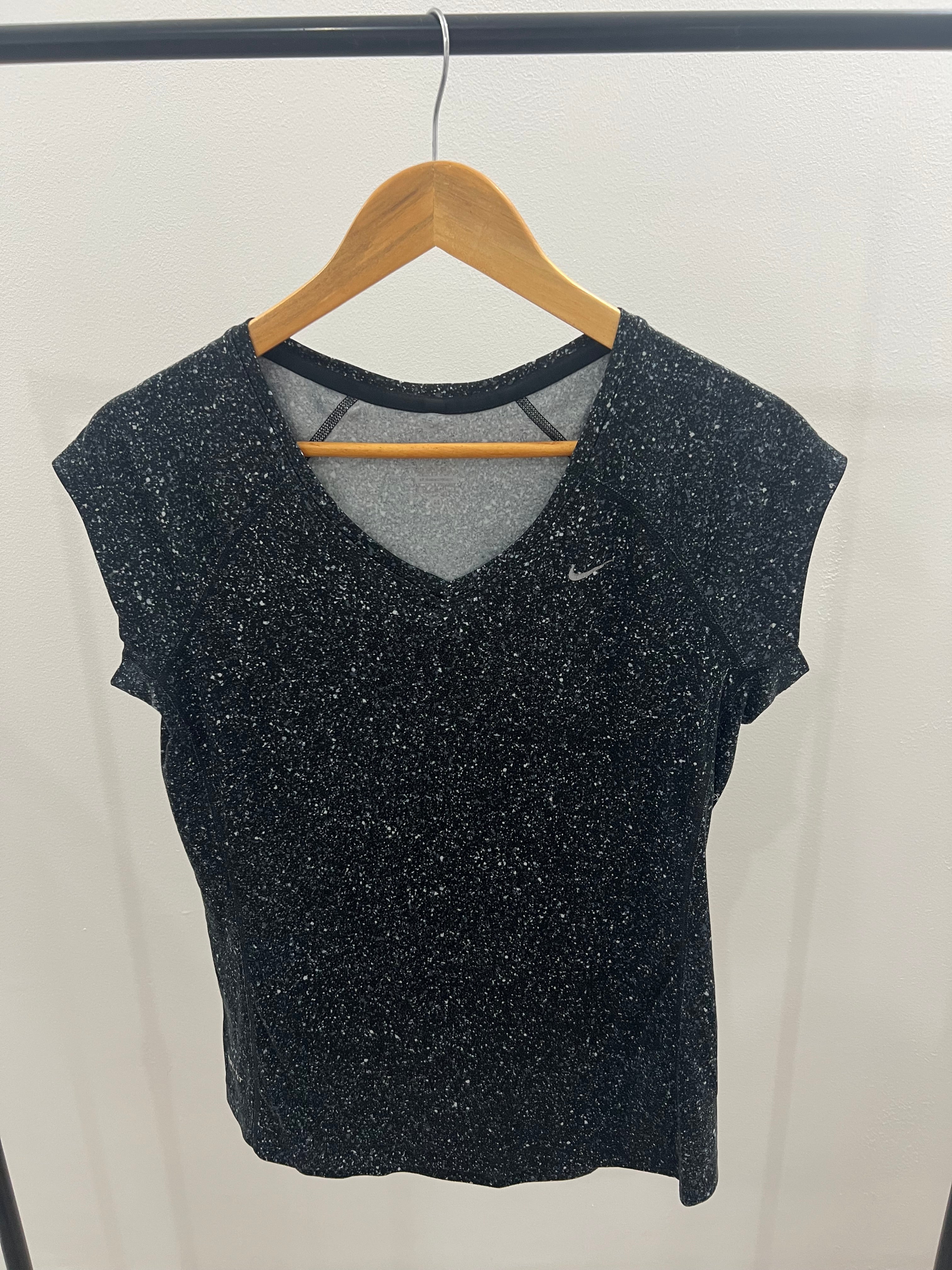 Polo negro Nike-Talla: M