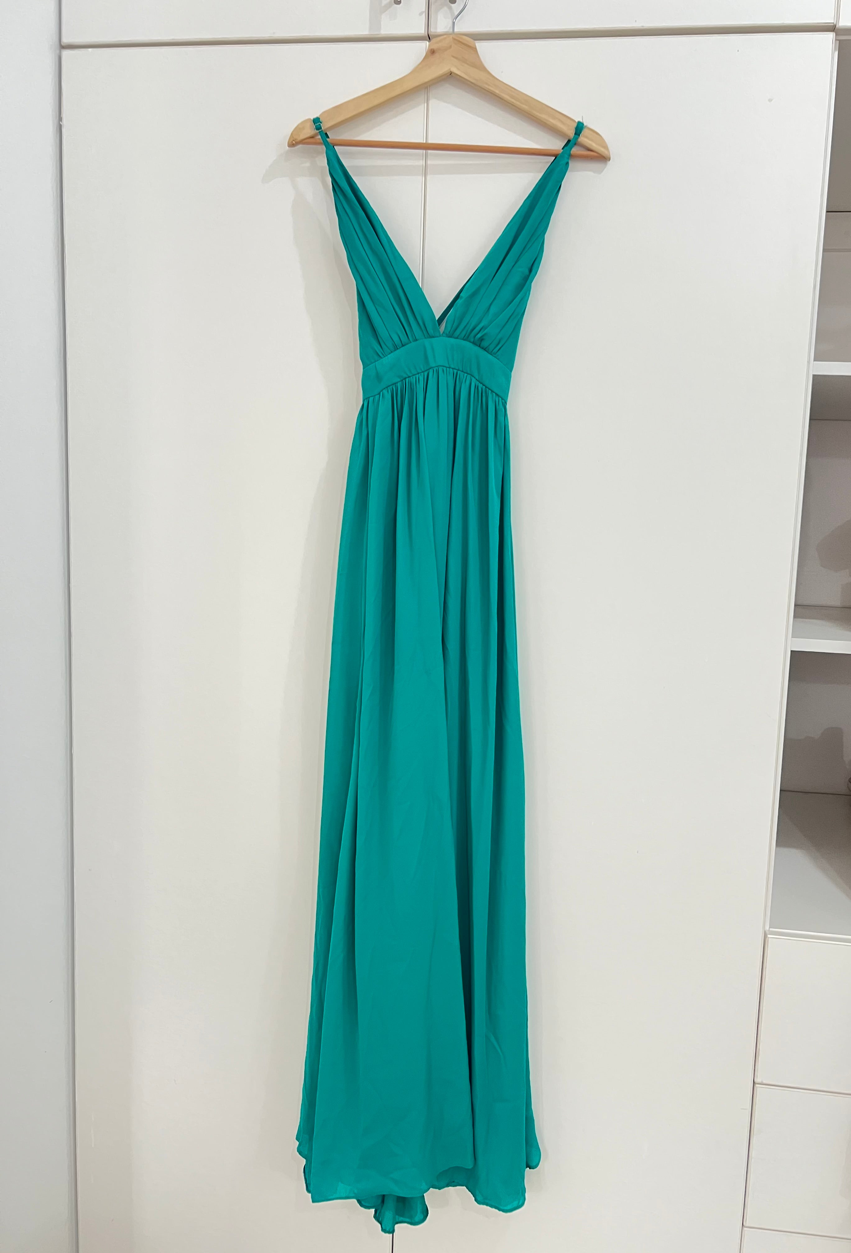 Vestido azul turquesa - Talla: M