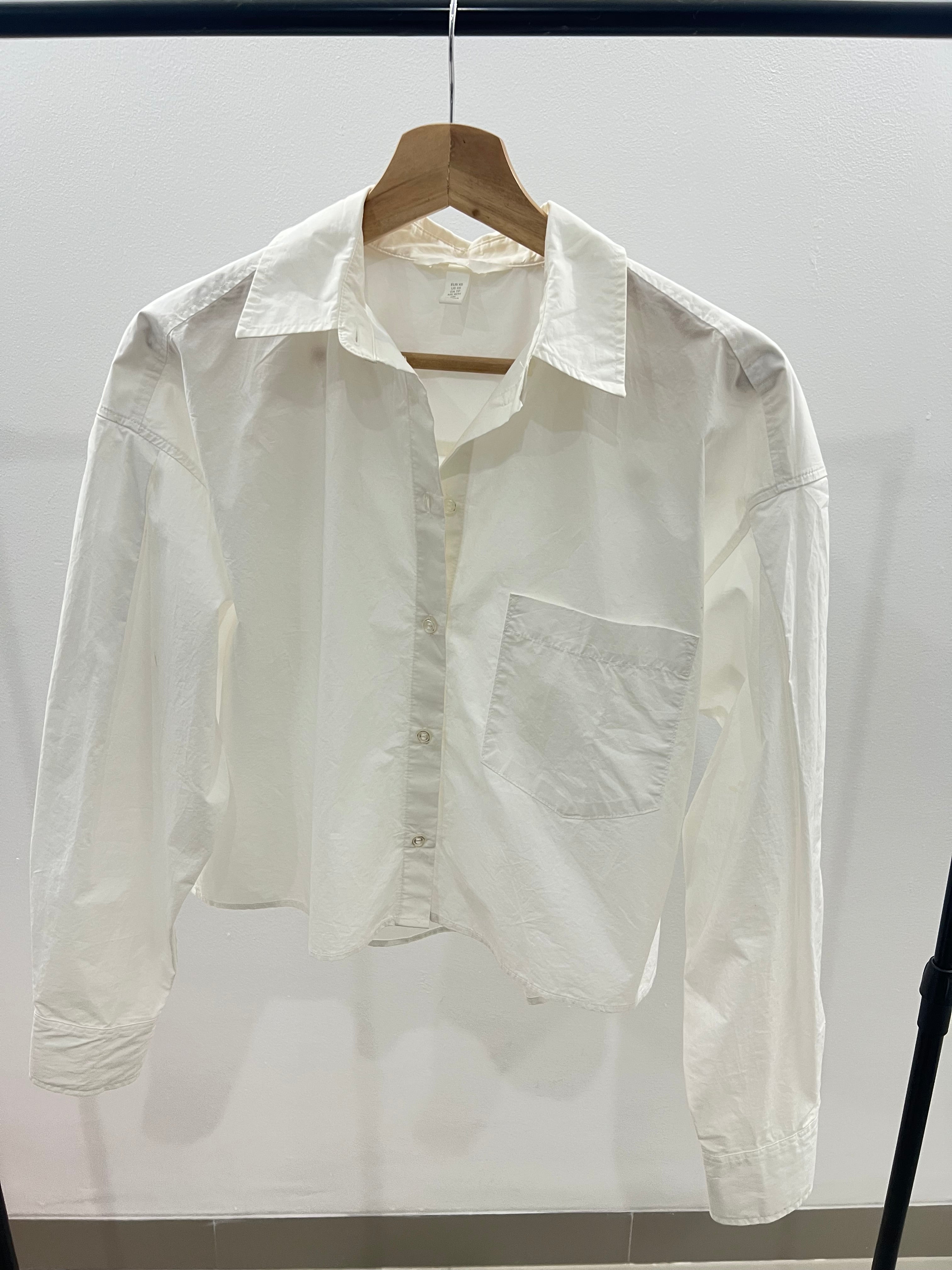 Camisa blanca H&M-Talla:S