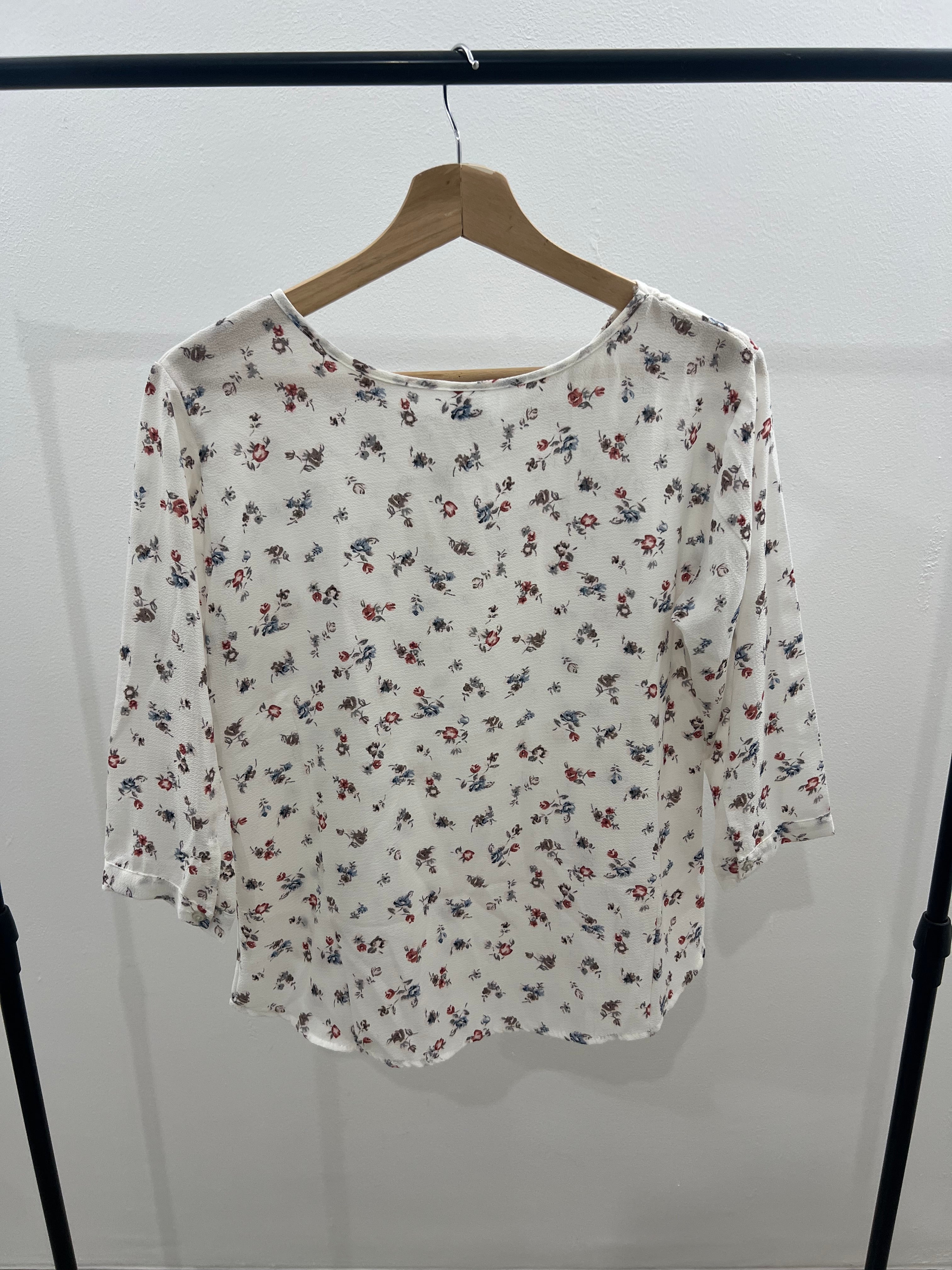 Blusa blanca jired - Talla: M