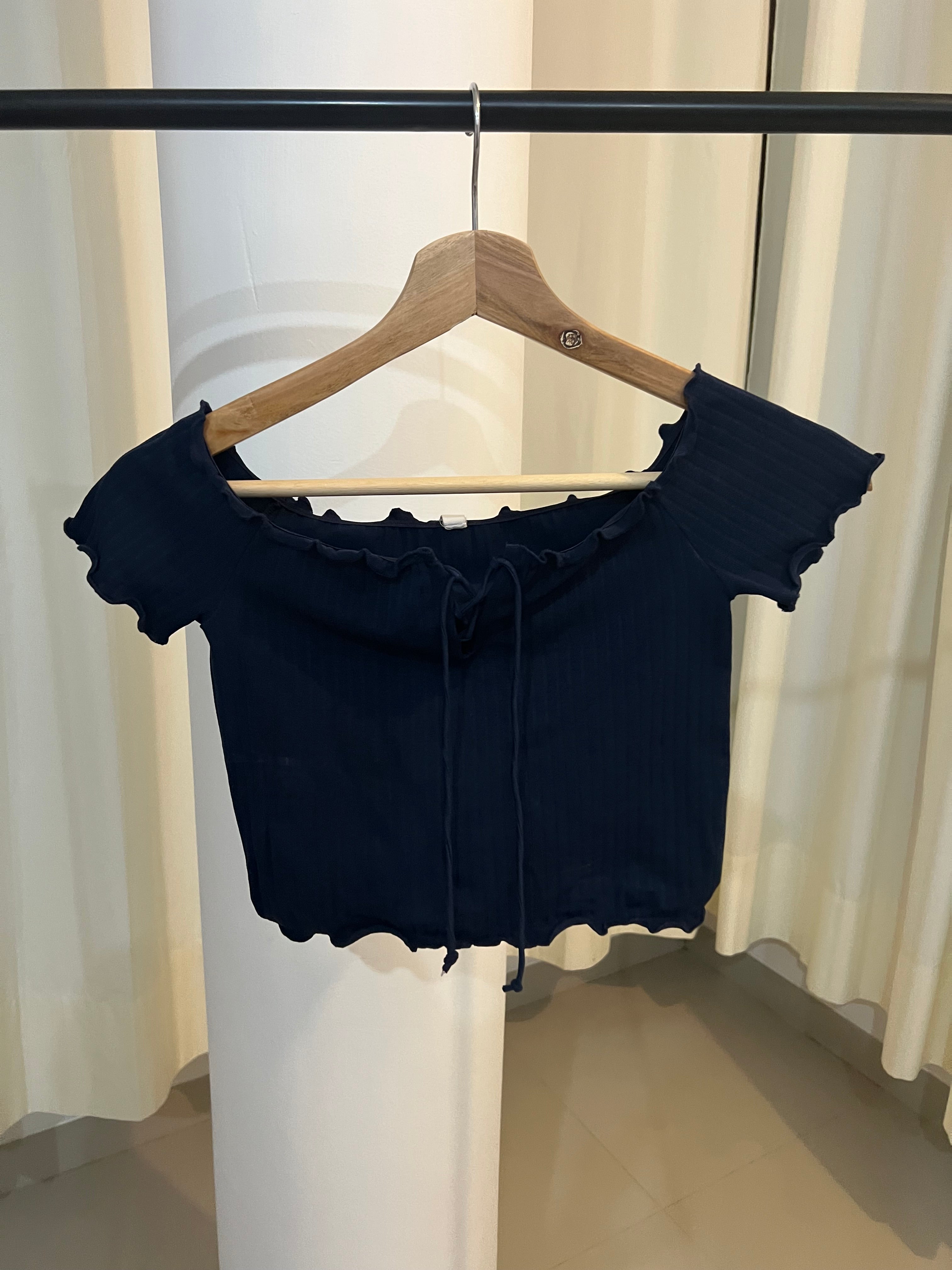 Top azul marino sybilla-Talla:XS