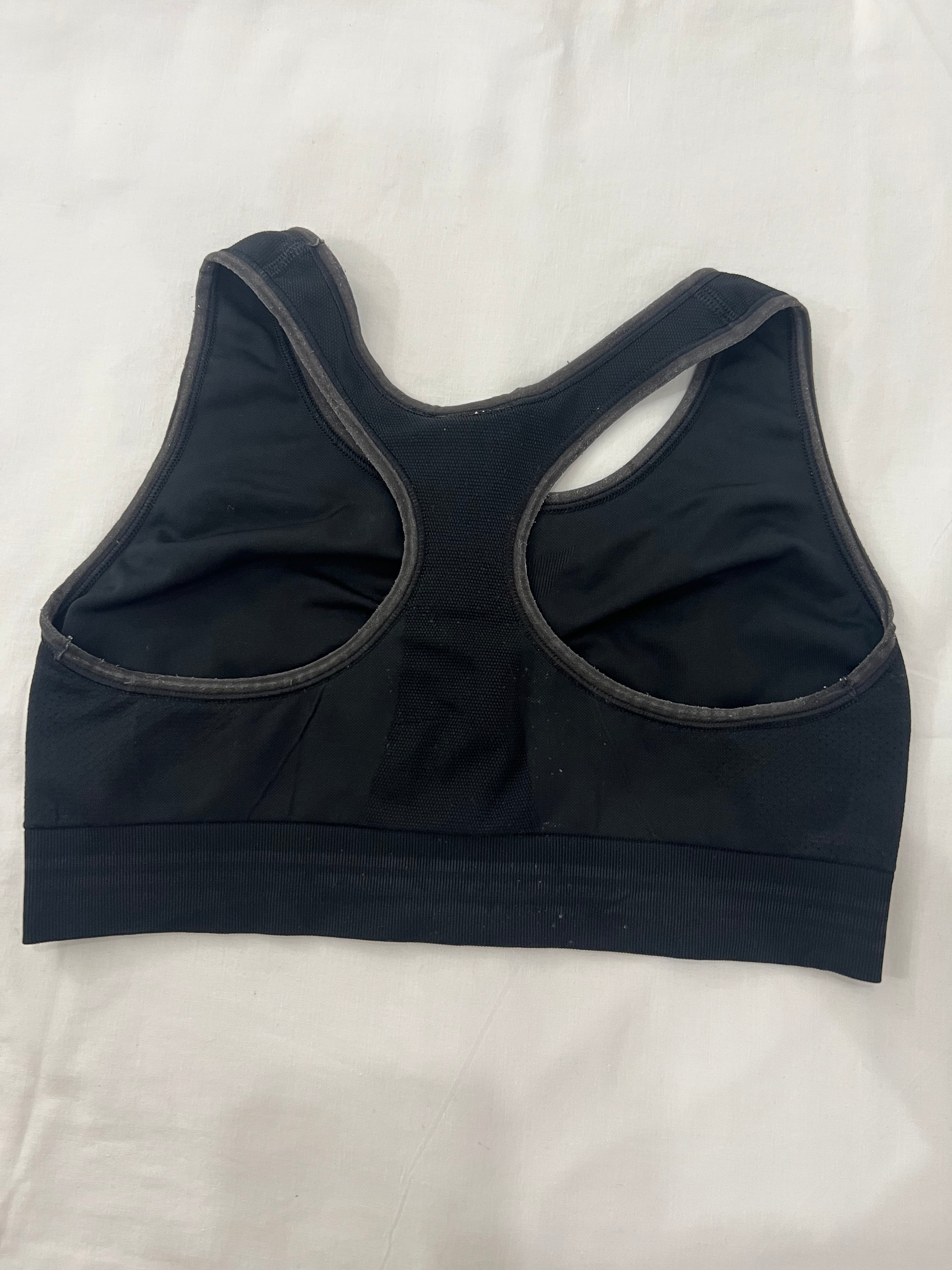 Top deportivo negro Adidas-Talla: M