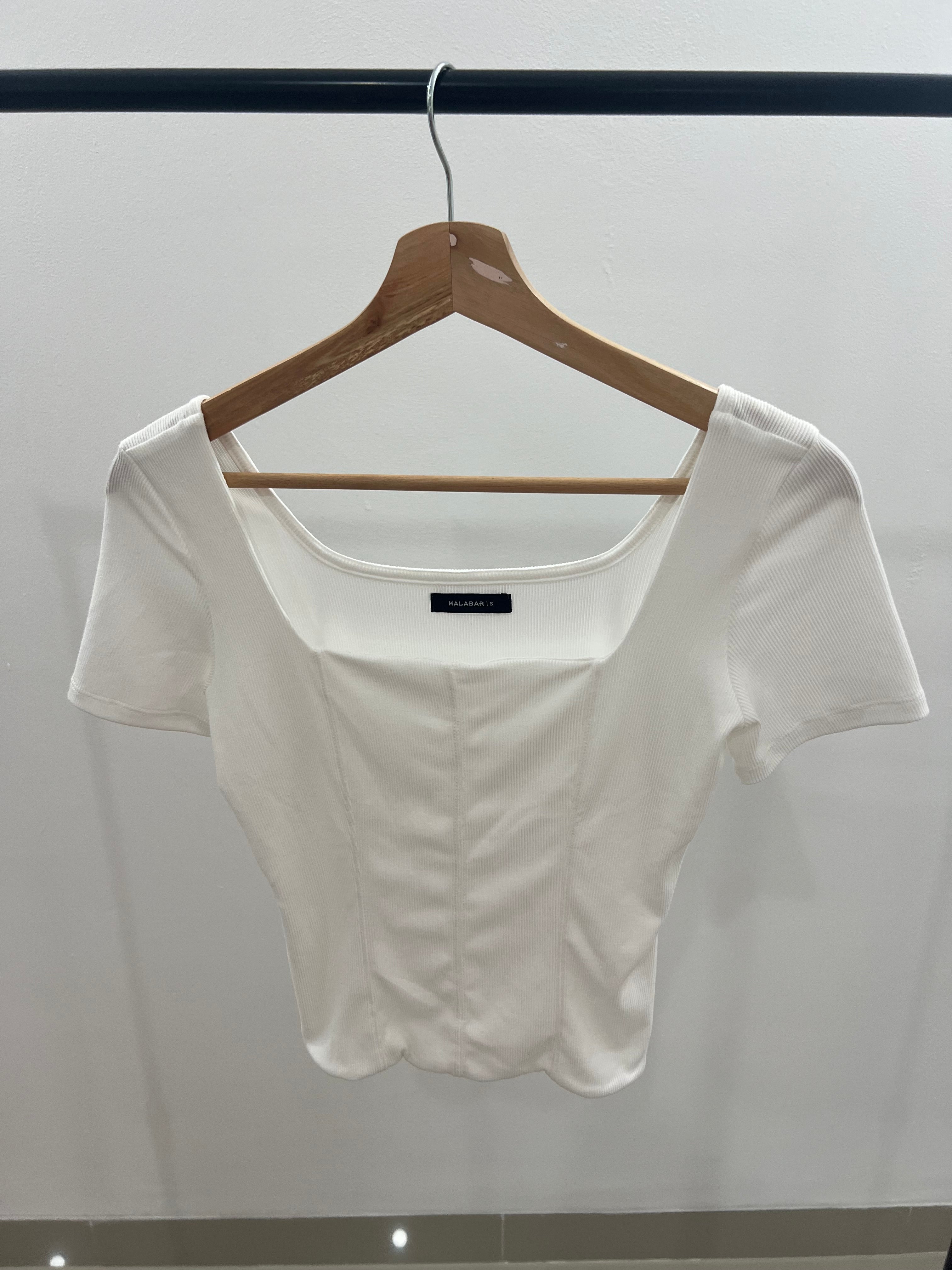 Polo blanco Barbados-Talla:S