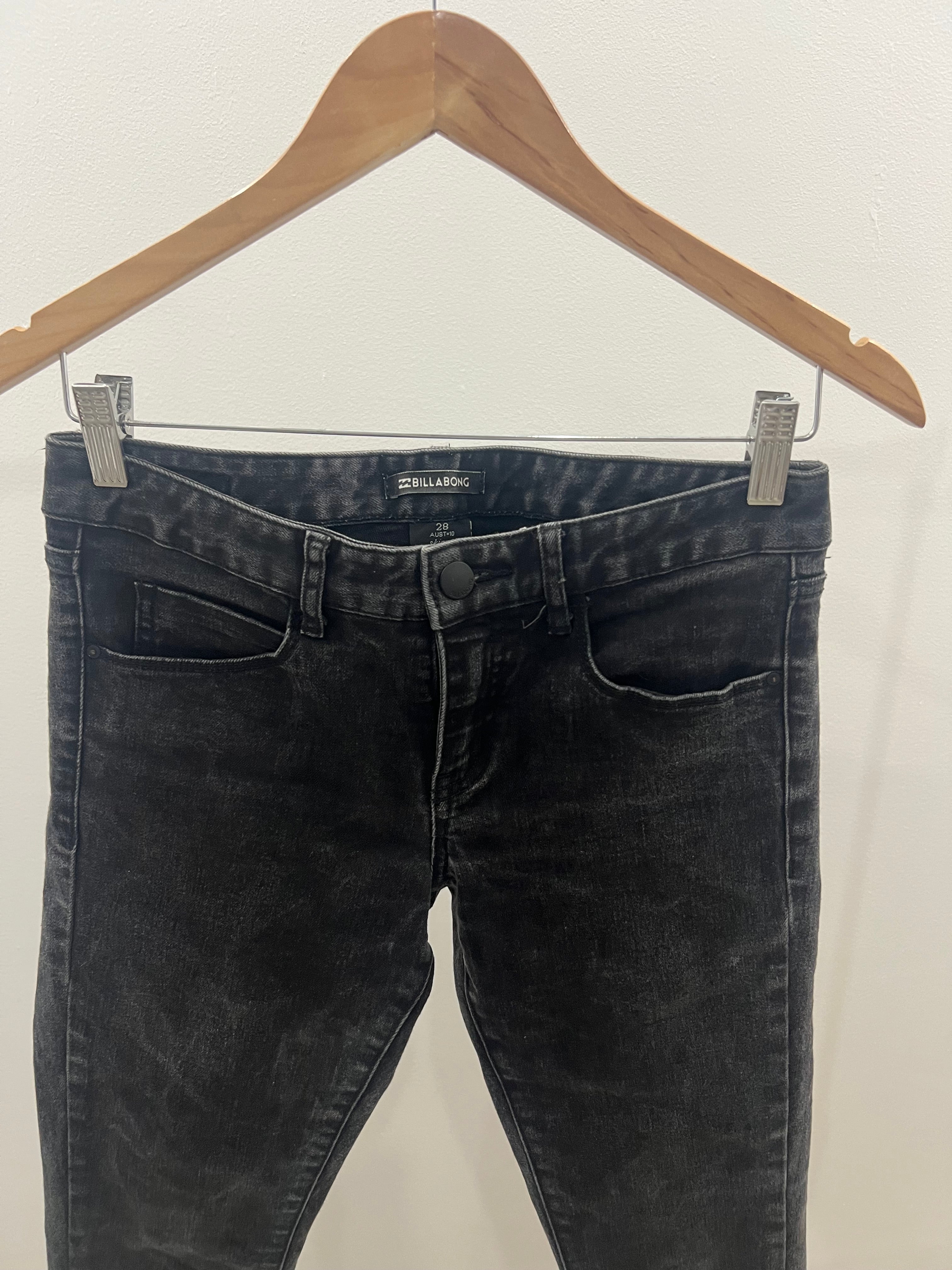 Jean negro billabong - Talla: 28