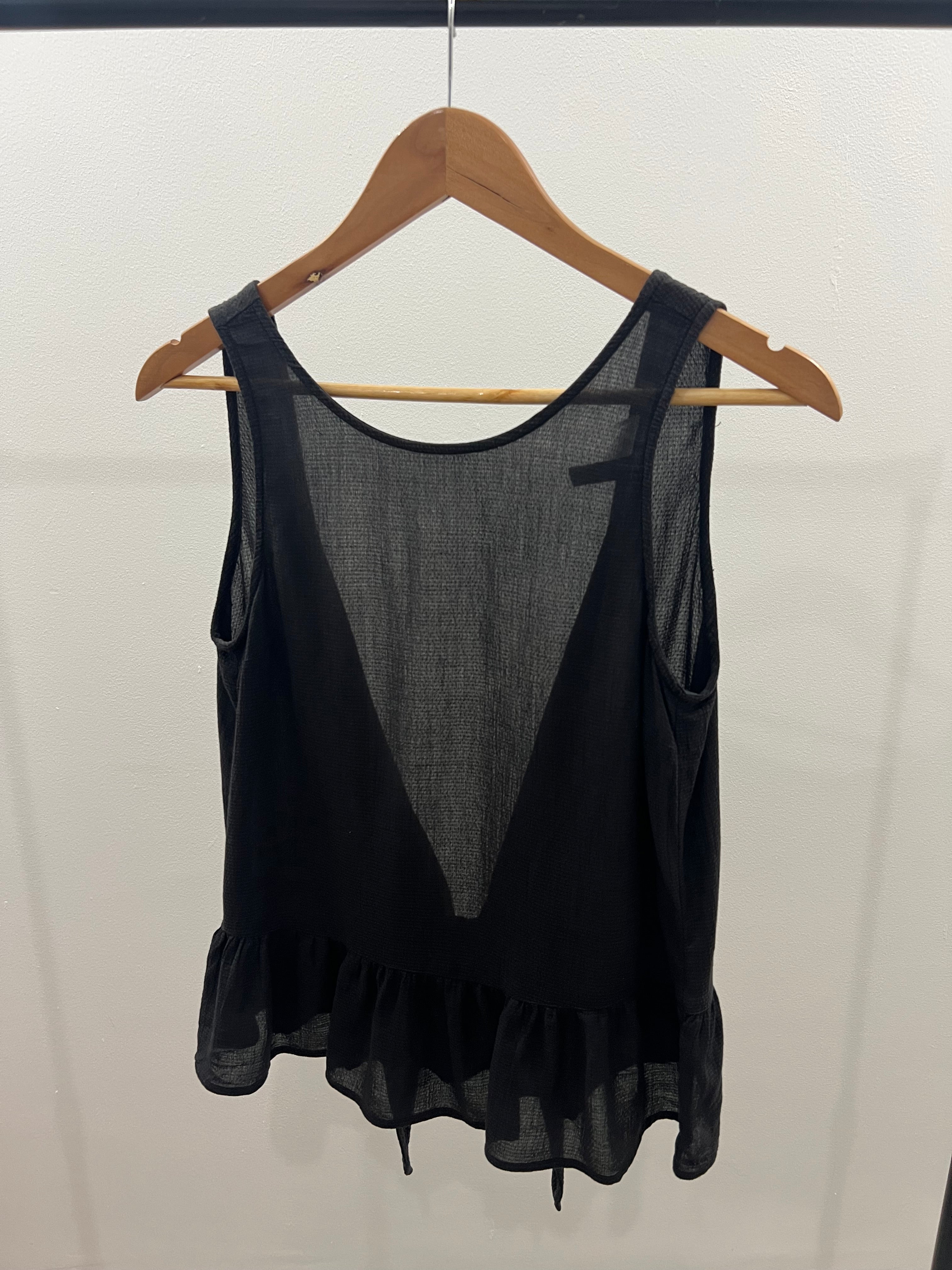 Blusa negra H&M-Talla:S
