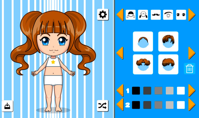 Captura de pantalla de Kawaii Chibi Creator
