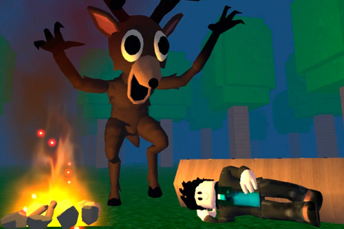 Deer Cannibal: 99 Nights in the Forest - Portada oficial