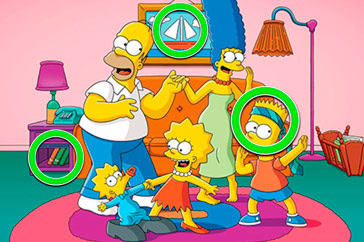 Find the differences: The Simpson - Portada oficial