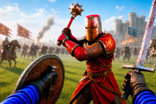 Jugar a Guerra de Caballeros: Batalla de Espadas en Arena 3D